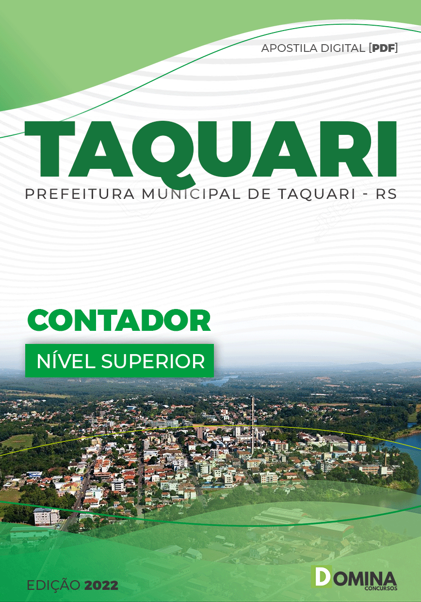 Apostila Concurso Pref Taquari RS 2022 Contador