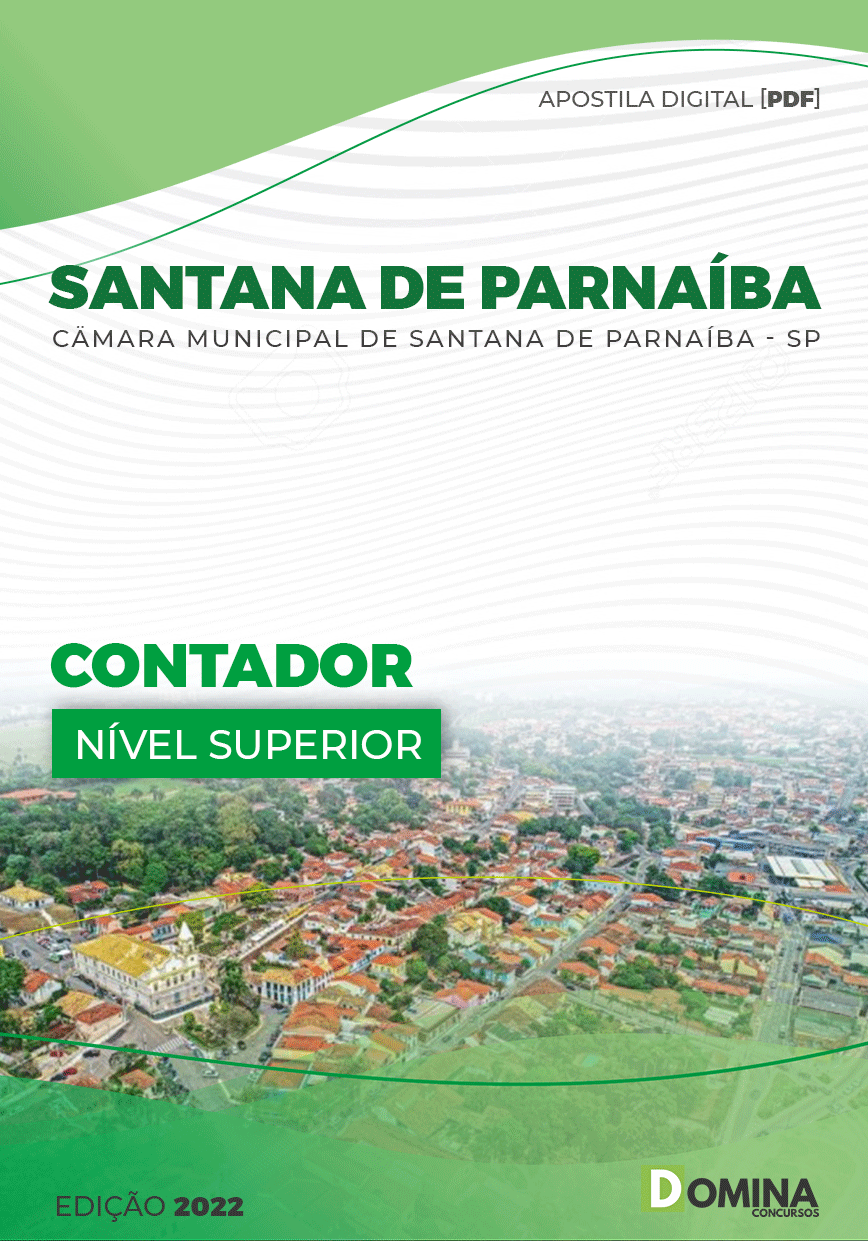 vApostila Câmara Santana Parnaíba SP 2022 Contador