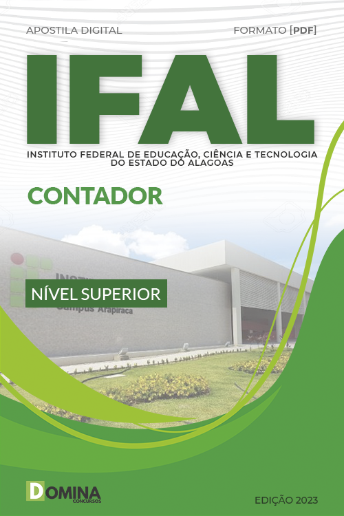 Apostila Digital Concurso Público IFAL 2023 Contador