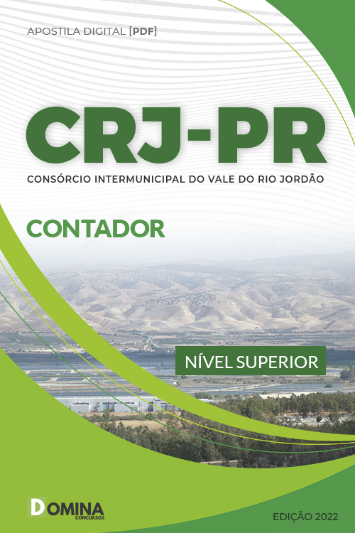 Apostila Digital Concurso Público CRJ PR 2022 Contador
