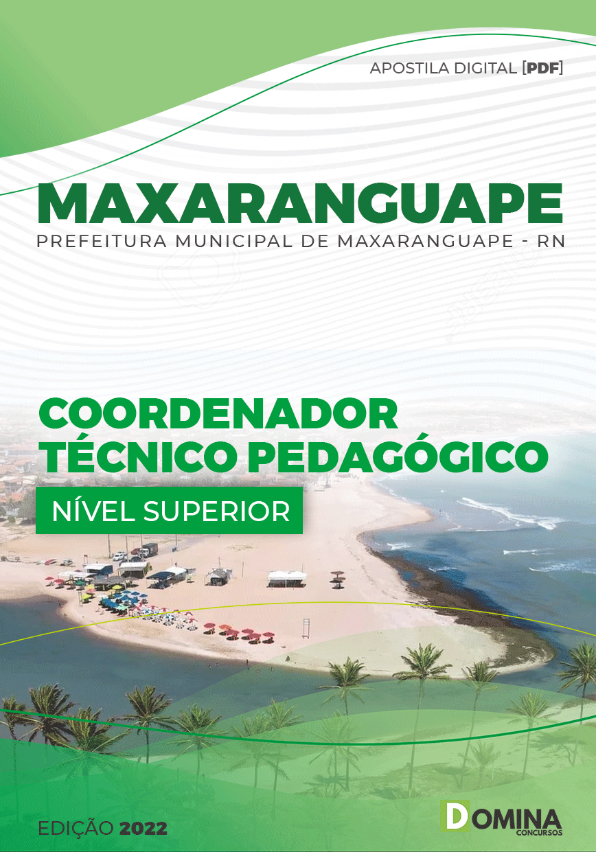 Apostila Pref Maxaranguape RN 2022 Coordenador Técnico Pedagógico