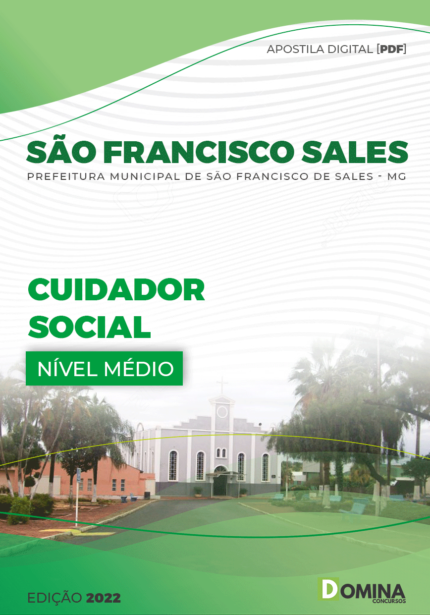 Apostila Pref São Francisco Sales MG 2022 Cuidador Social