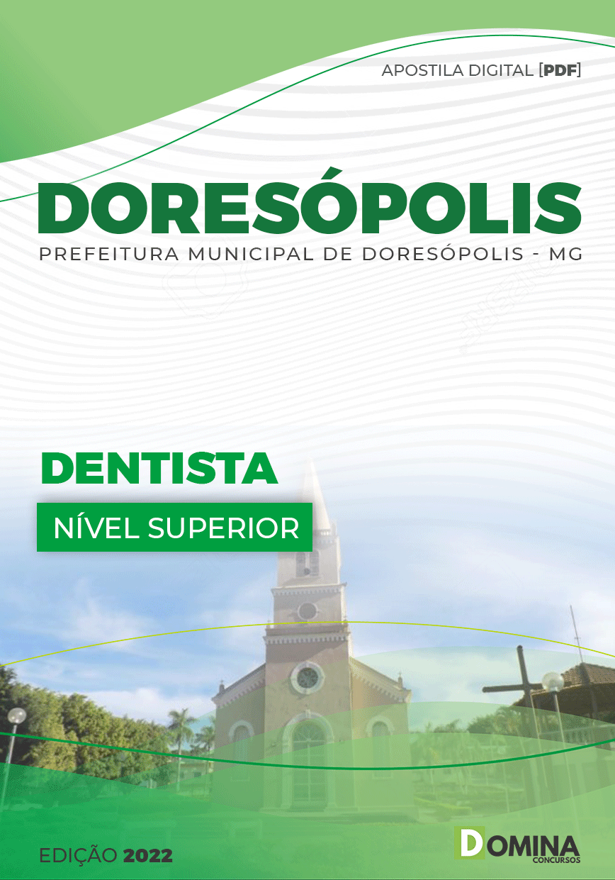 Apostila Concurso Pref DoresópolisMG 2022 Dentista