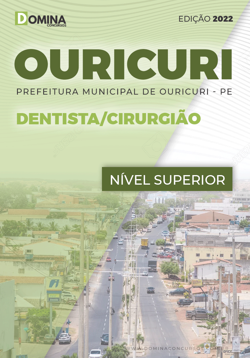 Apostila Digital Pref Ouricuri PE 2022 Dentista Cirurgião