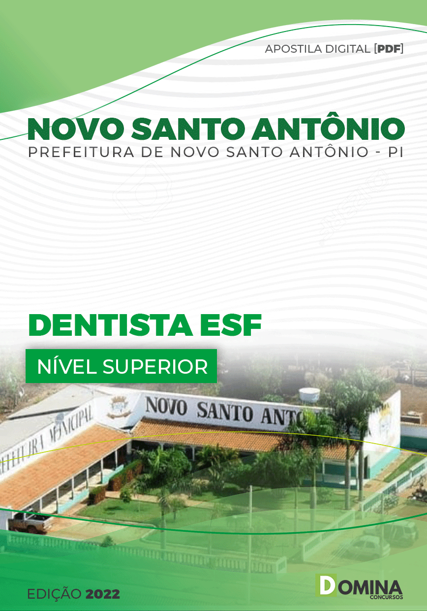 Apostila Pref Novo Santo Antonio PI 2022 Dentista