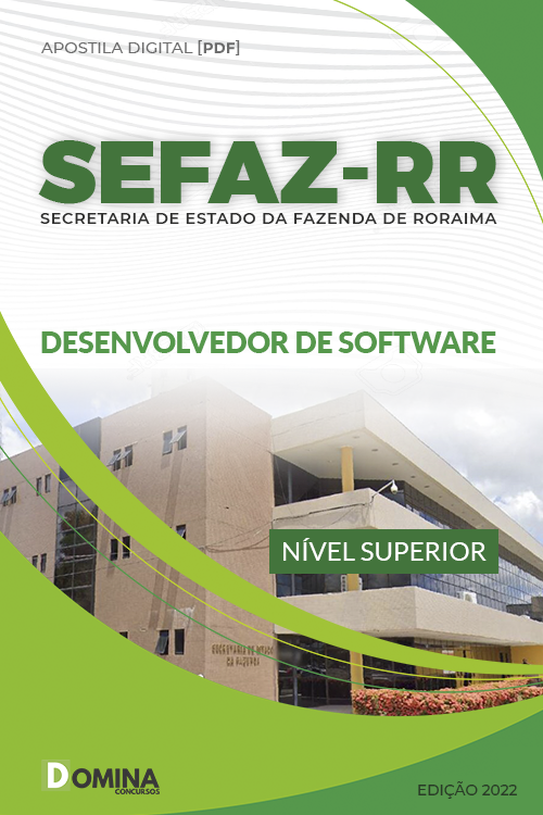 Apostila SEFAZ RR 2022 Desenvolvedor Software