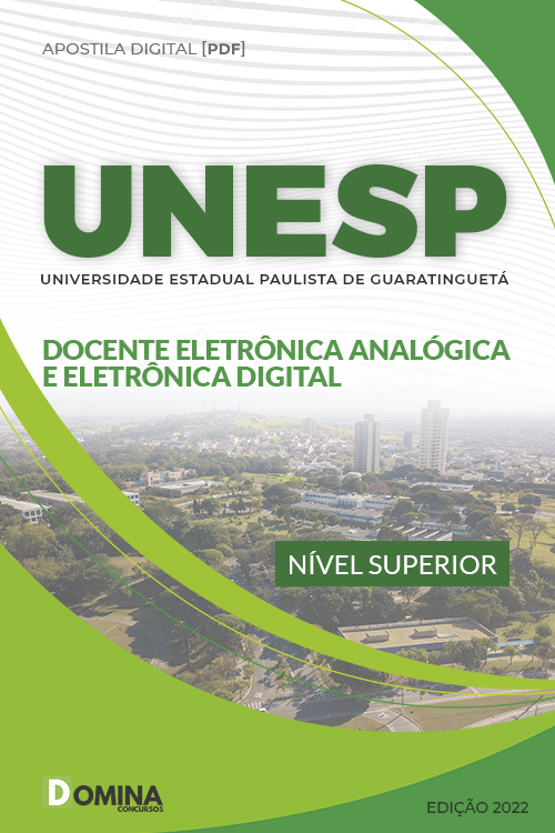 Apostila UNESP 2022 Doente Eletrônica Analógica Eletrônica Digital