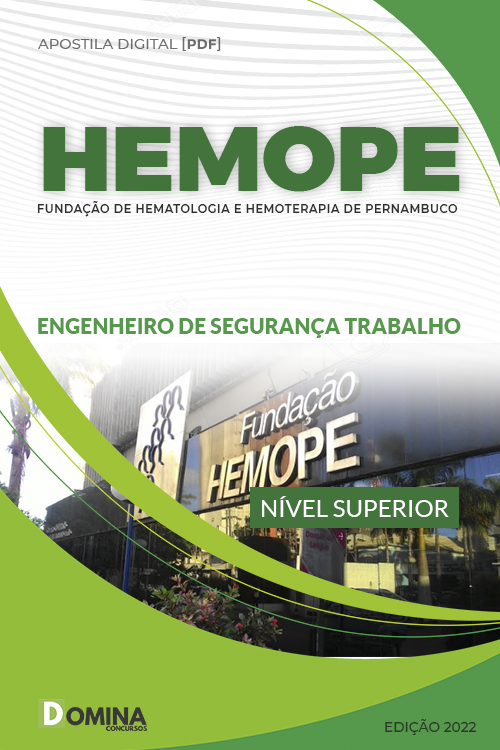 Apostila HEMOPE 2022 Engenheiro Segurança Trabalho