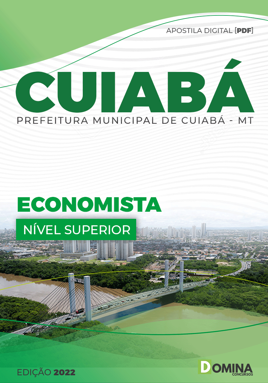 Apostila Concurso Pref Cuiabá MT 2022 Economista