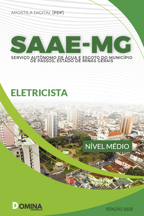Apostila Digital Concurso SAAE Passos MG 2023 Eletricista