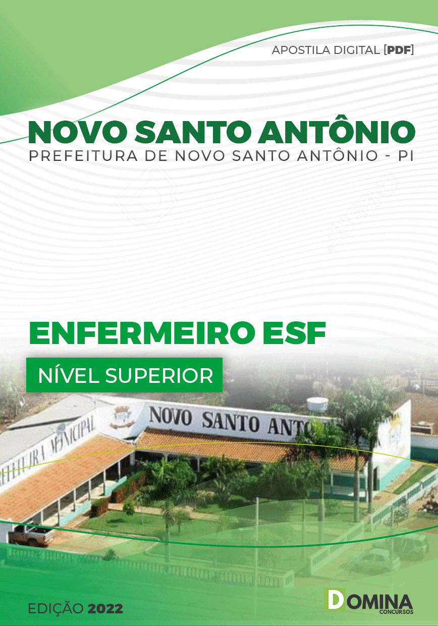 Apostila Pref Novo Santo Antonio PI 2022 Enfermeiro ESF
