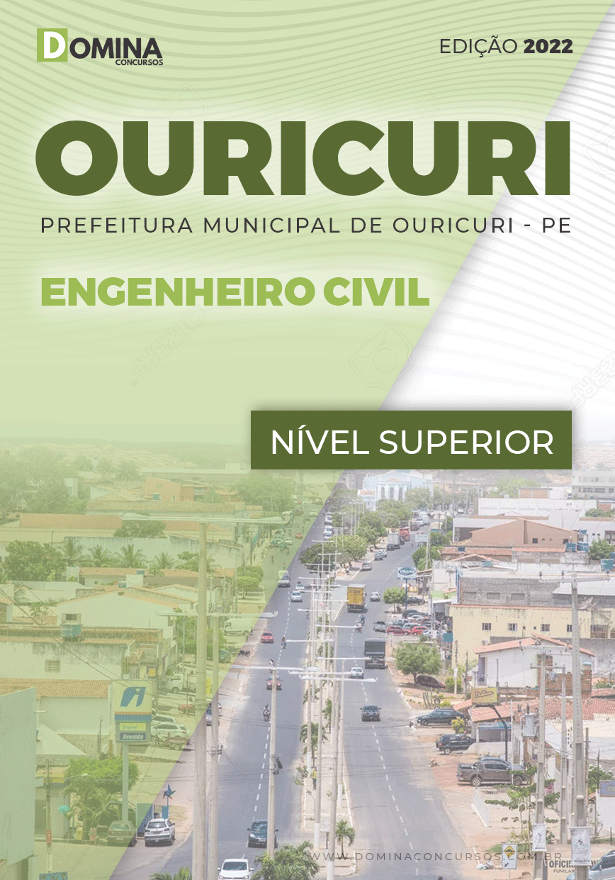 Apostila Digital Pref Ouricuri PE 2022 Engenheiro Civil