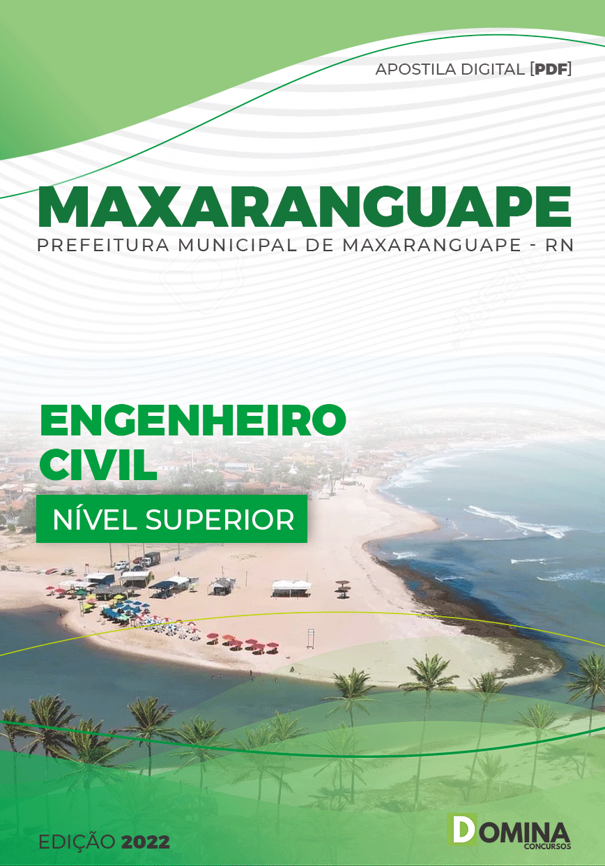 Apostila Pref Maxaranguape RN 2022 Engenheiro Civil