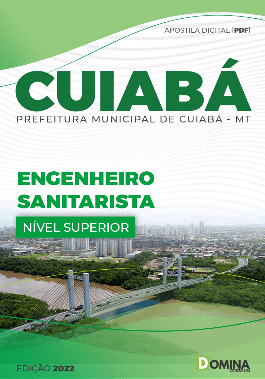 Apostila Concurso Pref Cuiabá MT 2022 Engenheiro Sanitarista