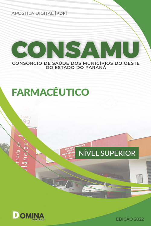 Apostila Concurso CONSAMU PR 2022 Farmacêutico