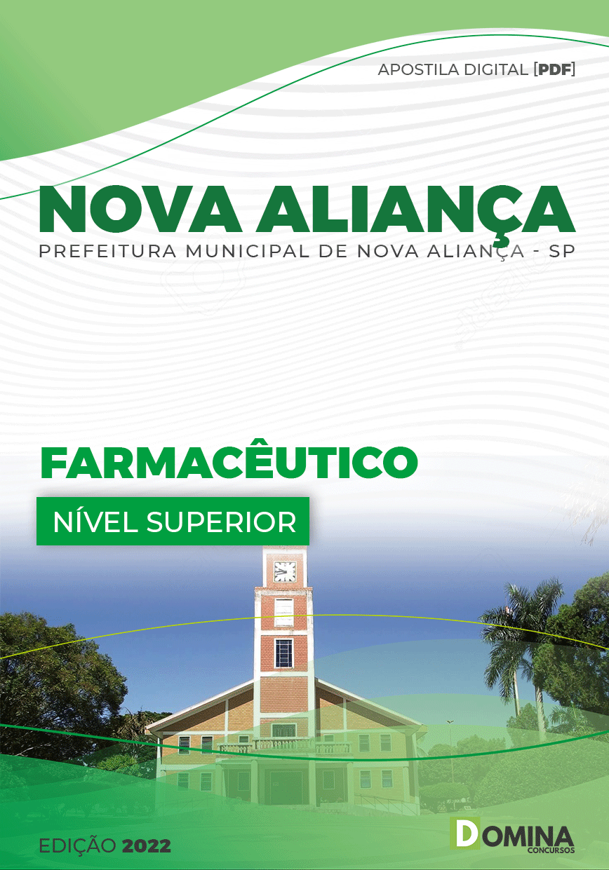 Apostila Digital Pref Nova Aliança SP 2022 Farmacêutico