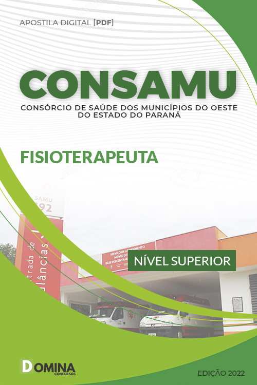 Apostila Concurso CONSAMU PR 2022 Fisioterapeuta