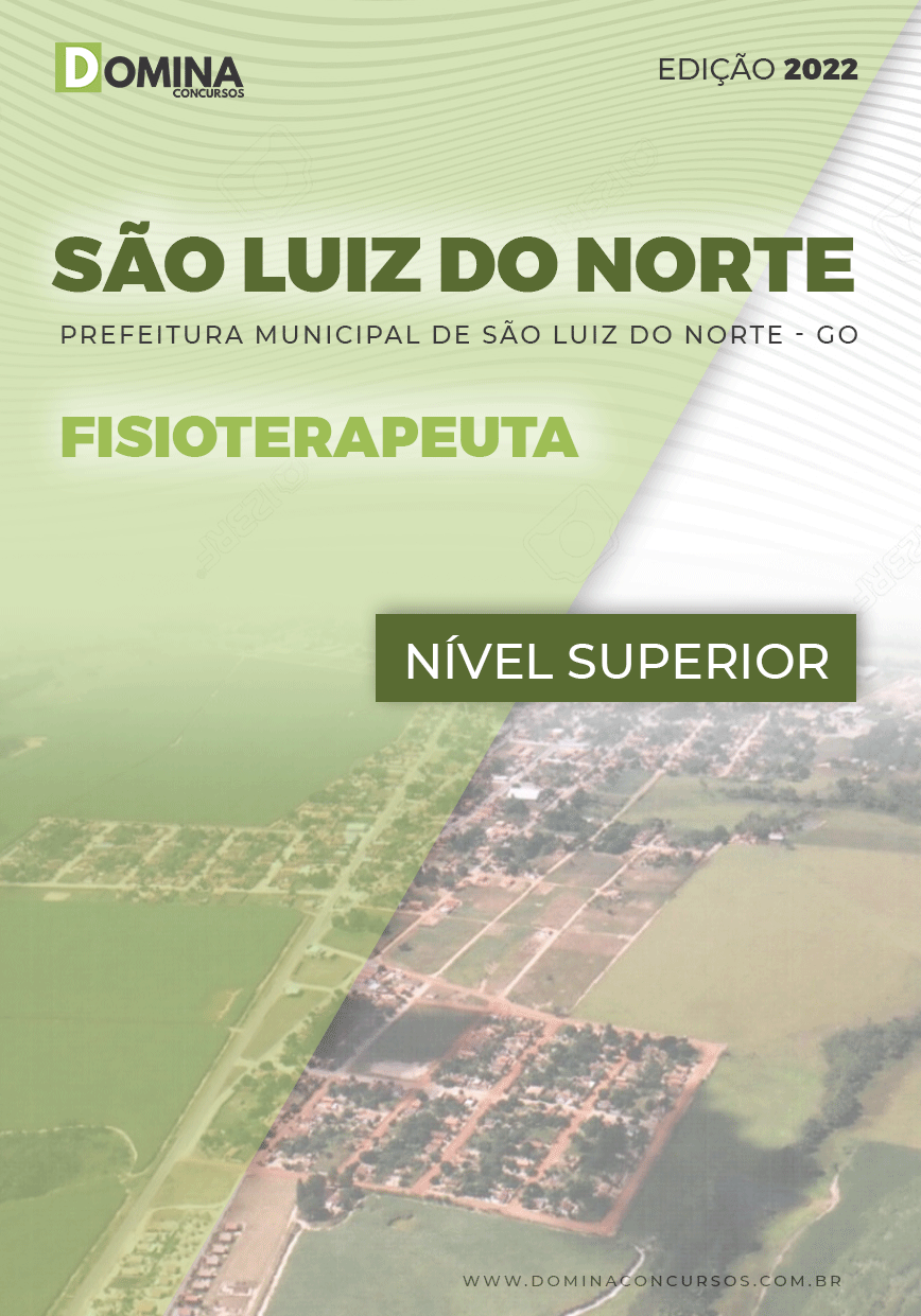 Apostila Pref São Luis Norte GO 2022 Fisioterapeuta