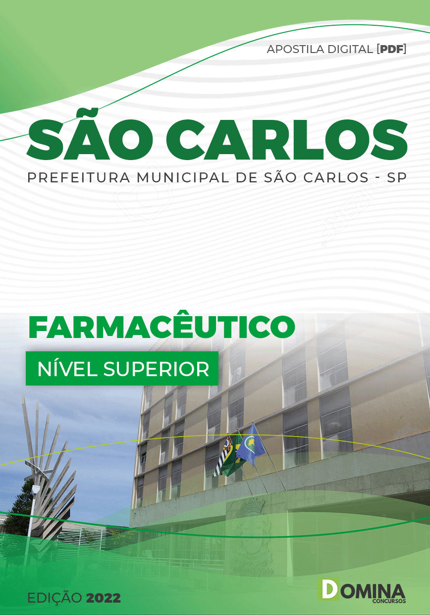 Apostila Digital Pref São Carlos SP 2022 Farmacêutico