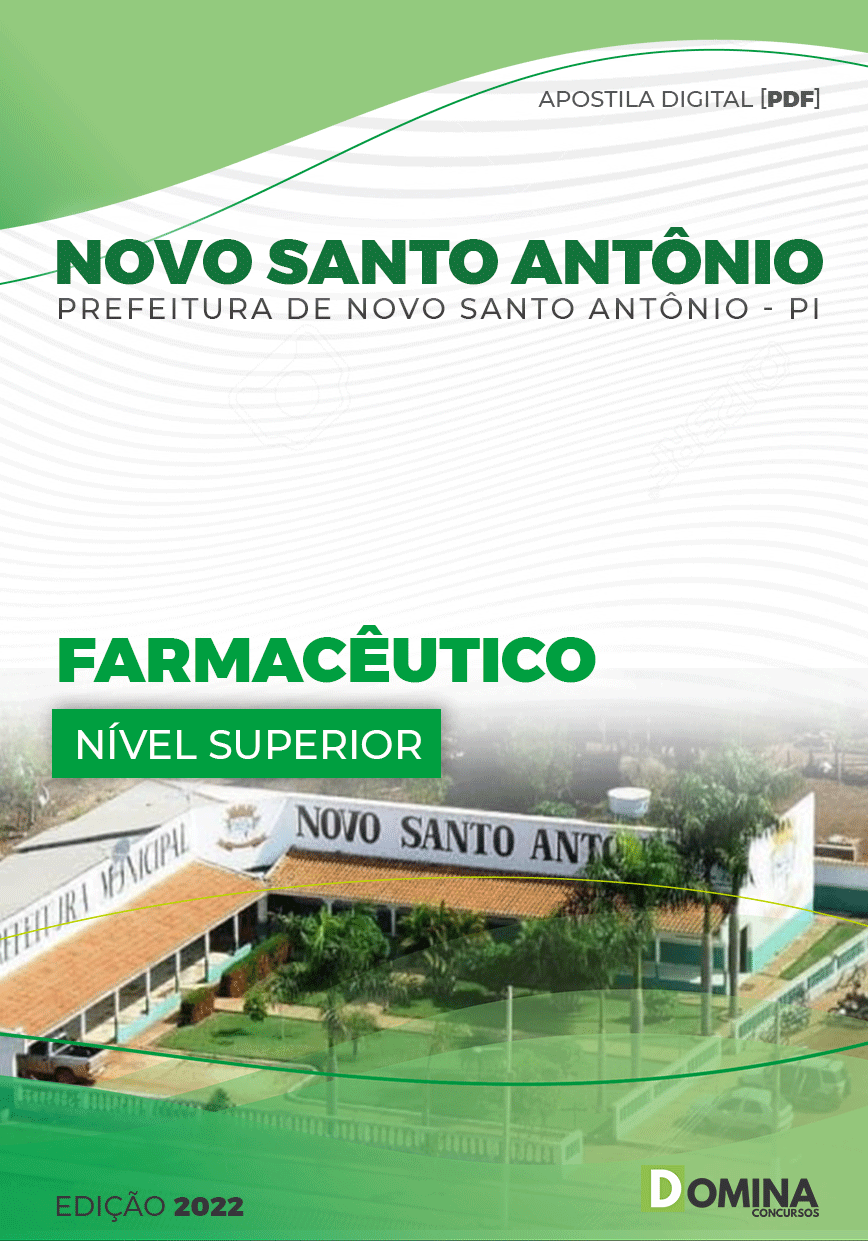 Apostila Pref Novo Santo Antonio PI 2022 Farmacêutico