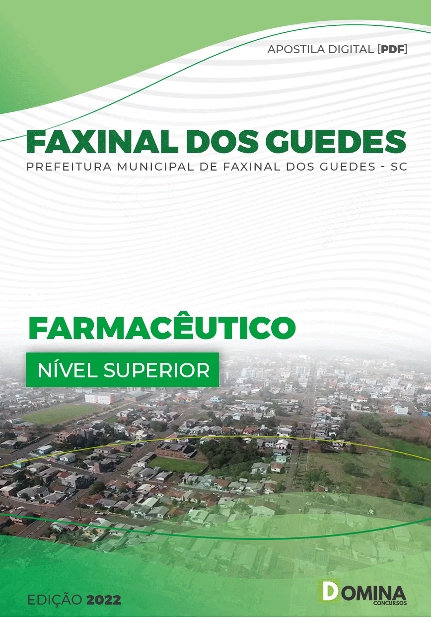 Apostila Pref Faxinal dos Guedes SC 2022 Farmacêutico