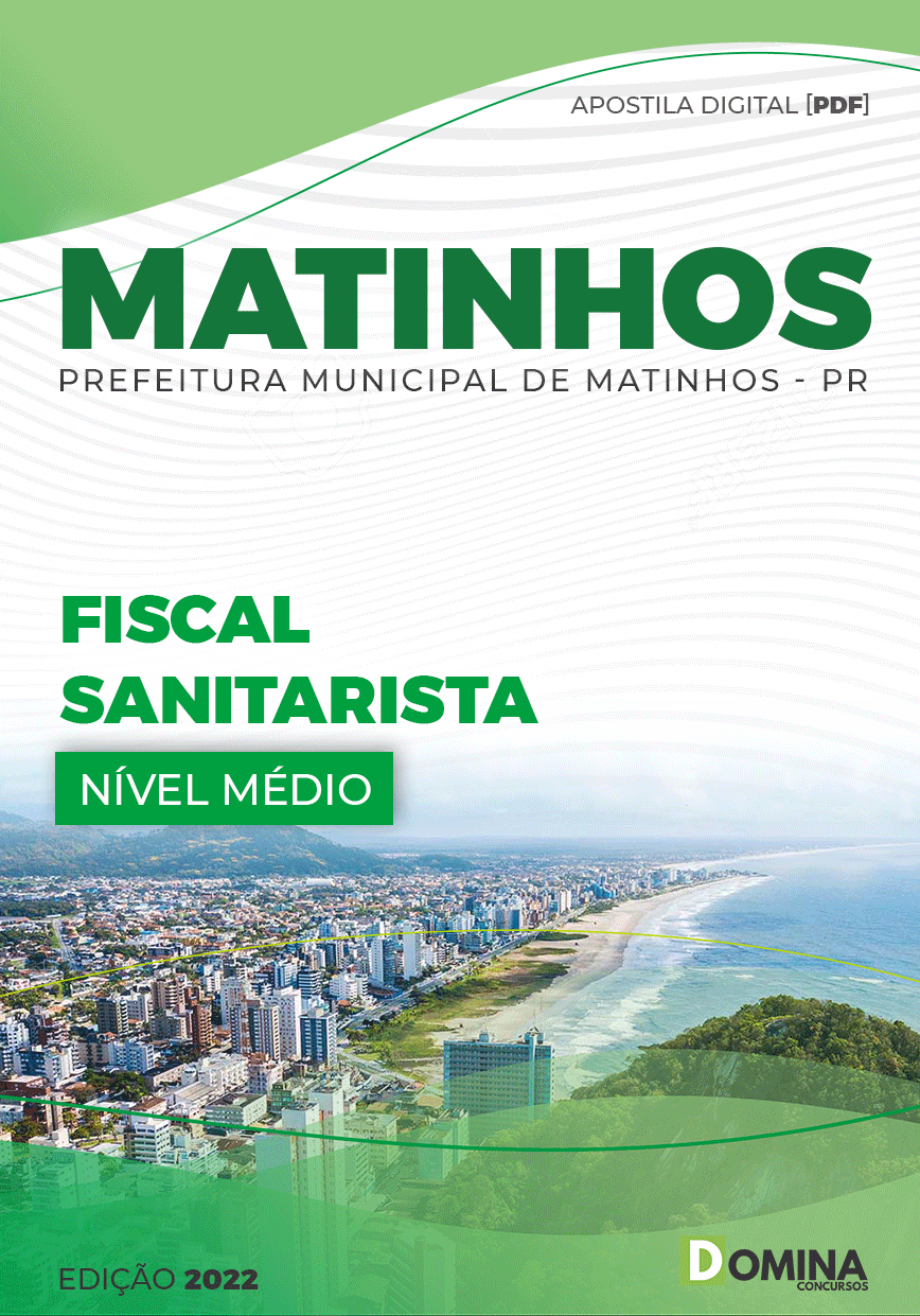 Apostila Concurso Pref Matinhos PR 2022 Fiscal Sanitário