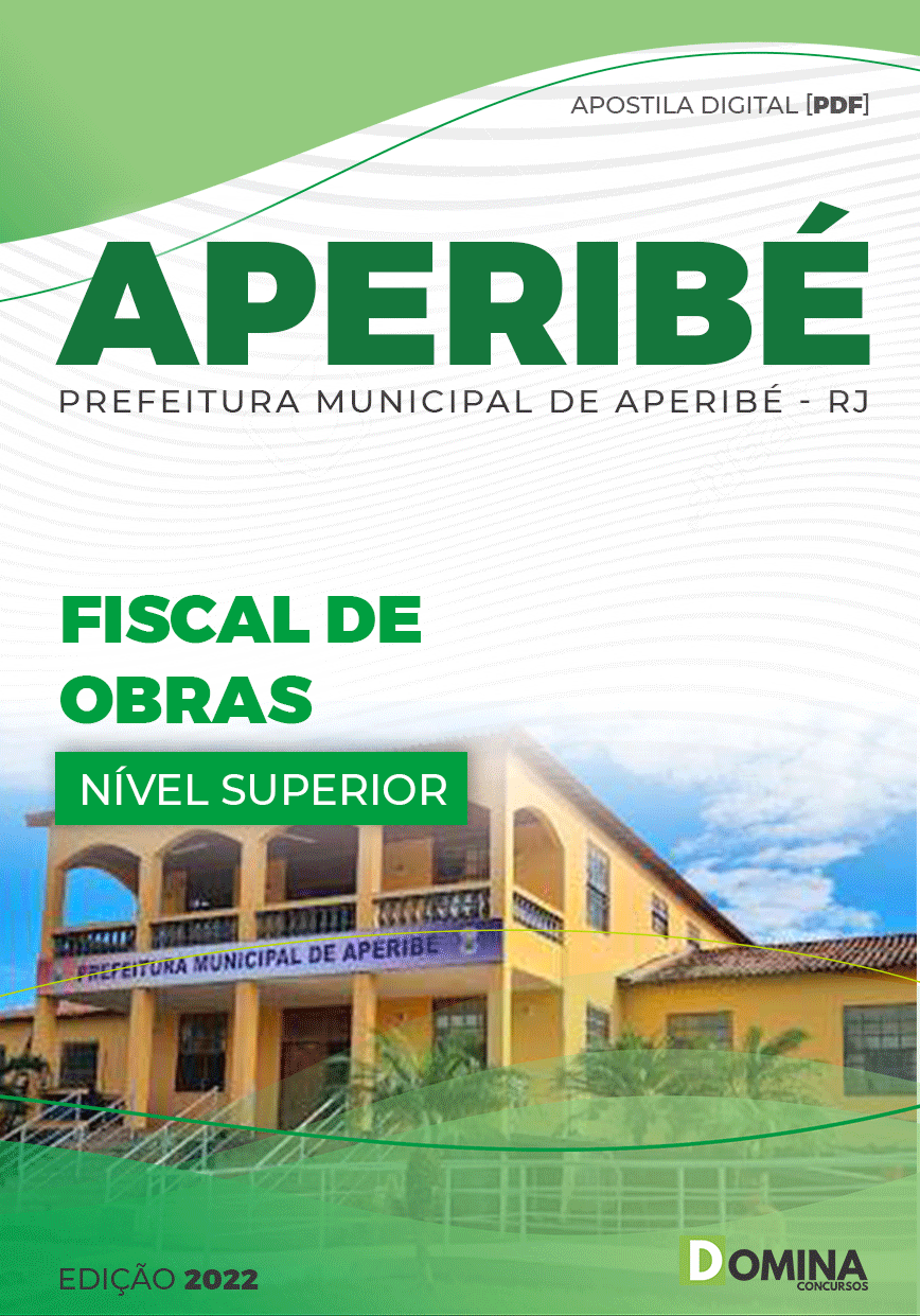 Apostila Concurso Pref Aperibé RJ 2022 Fiscal Obras