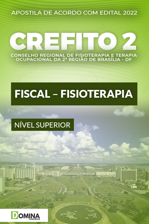 Apostila CREFITO 2 2022 Fiscal Fisioterapia Terapia Ocupacional