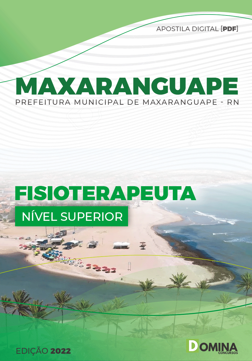 Apostila Pref Maxaranguape RN 2022 Fisioterapeuta