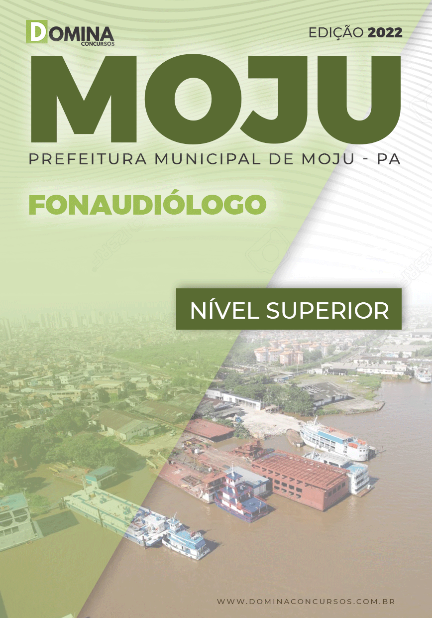 Apostila Digital Concurso Pref Moju PA 2022 Fonoaudiólogo