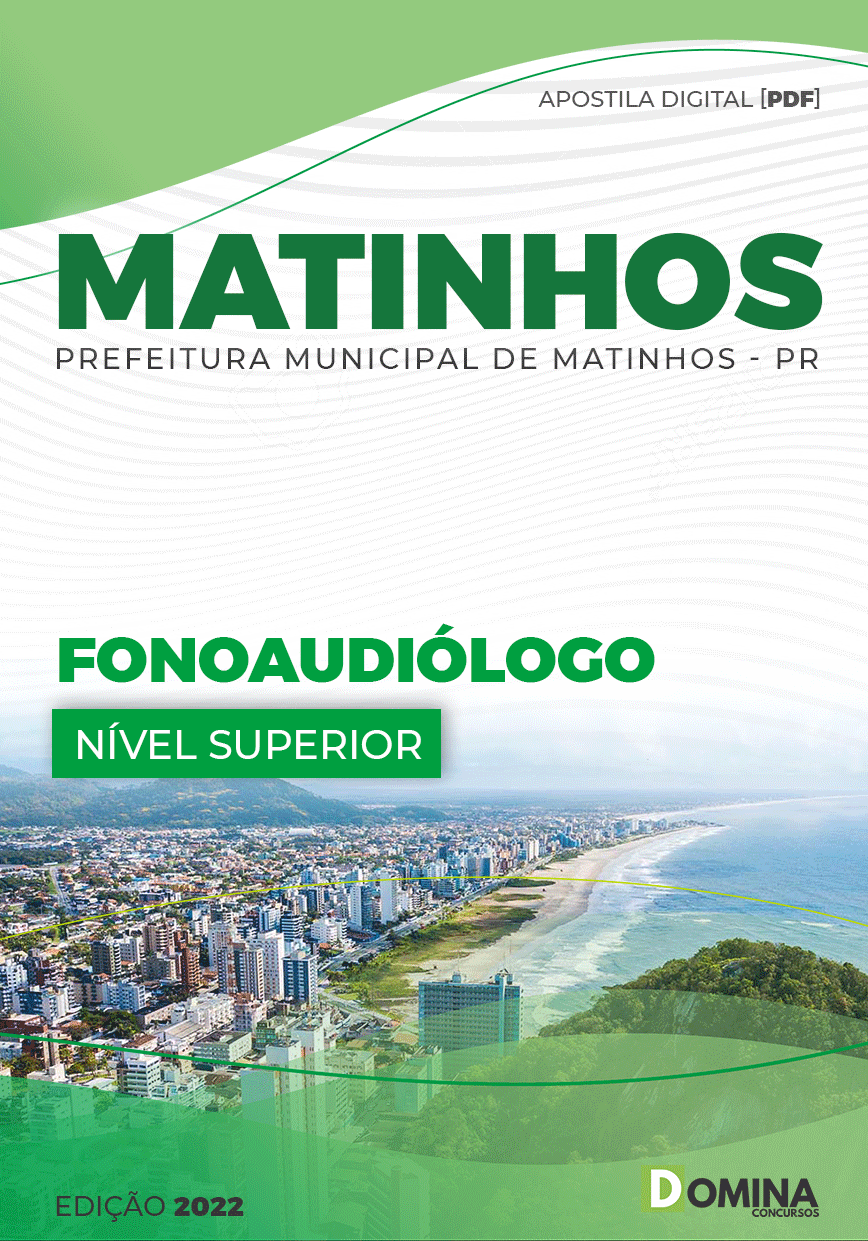 Apostila Concurso Pref Matinhos PR 2022 Fonoaudiólogo