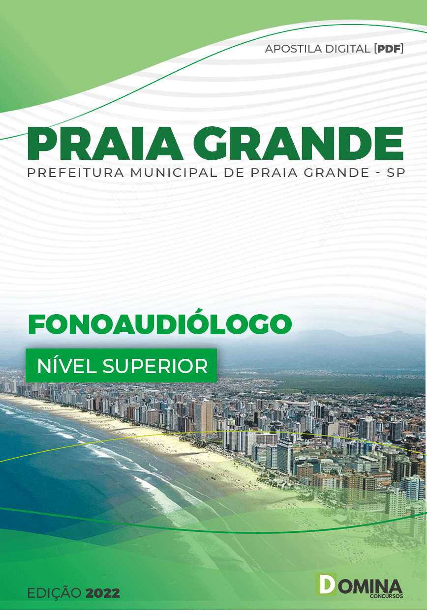 Apostila Pref Praia Grande SC 2022 Fonoaudiólogo