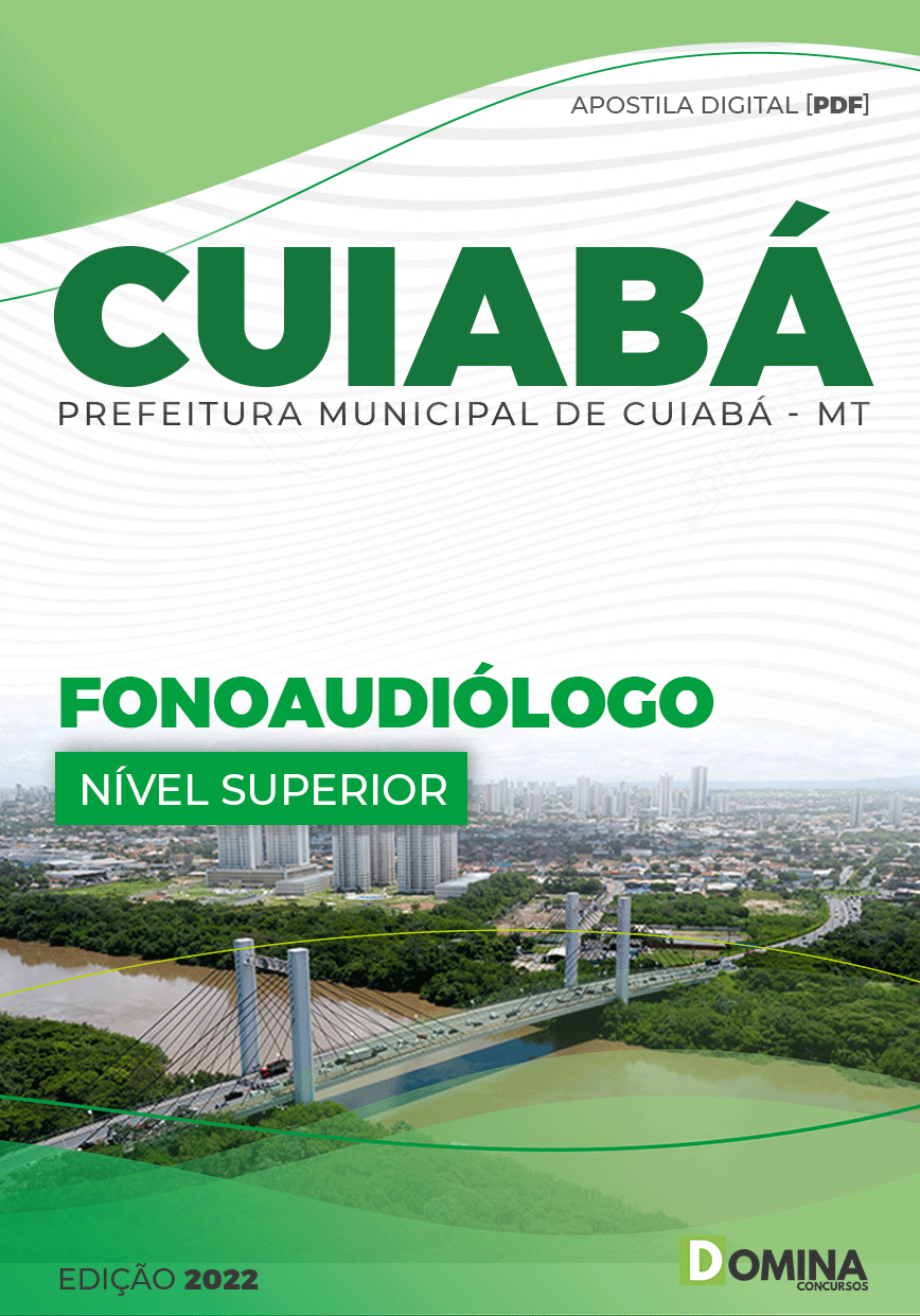 Apostila Concurso Pref Cuiabá MT 2022 Fonoaudiólogo