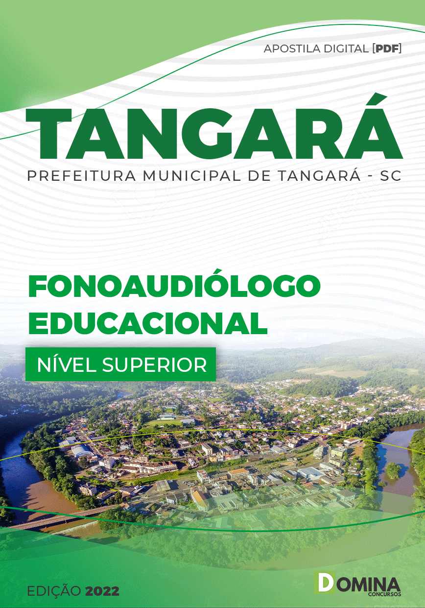 Apostila Pref Tangará SC 2022 Fonoaudiólogo Educacional