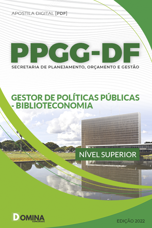 Apostila PPGG DF 2022 Analista Políticas Púb Biblioteconomia