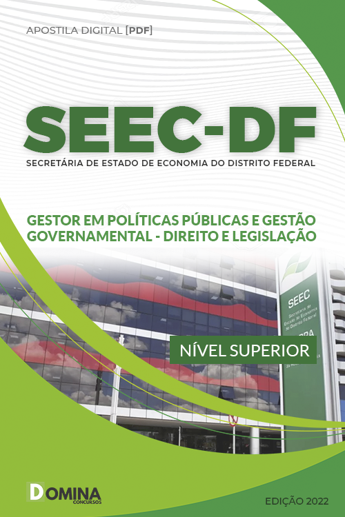 Apostila SEEC DF 2022 Analista Políticas Públicas Gestão Direito Legislativo