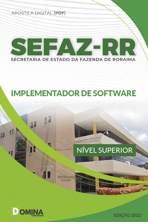 Apostila SEFAZ RR 2022 Implementador Software