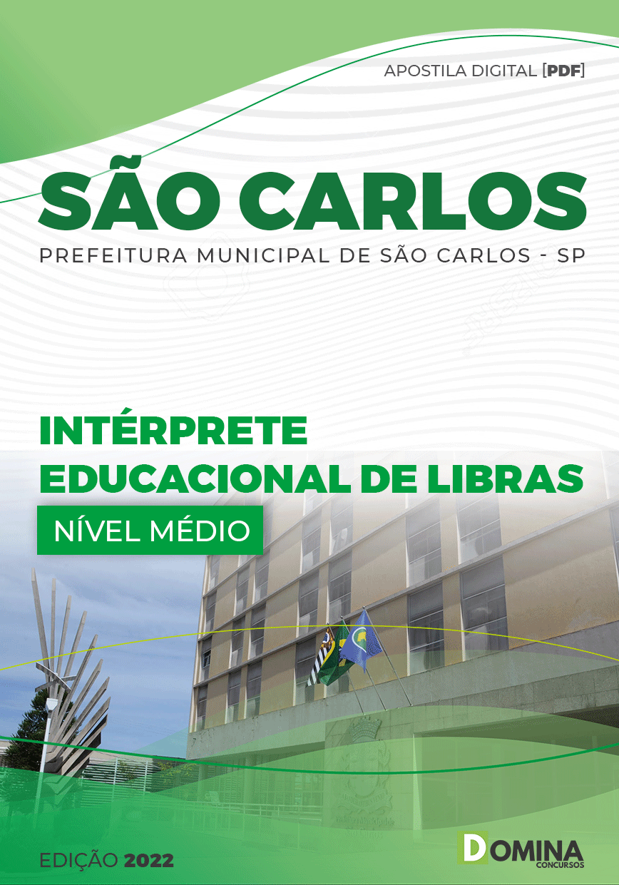 Apostila Pref São Carlos SP 2022 Intérprete Educacional Libras