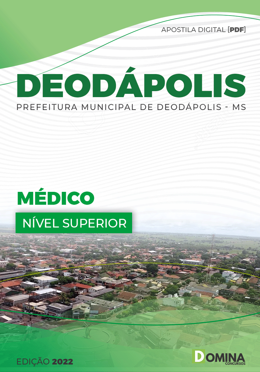 Apostila Concurso Pref Deodápolis MS 2022 Médico 20h