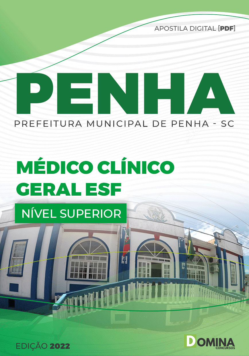 Apostila Digital Pref Penha SC 2022 Médico Clínico Geral ESF