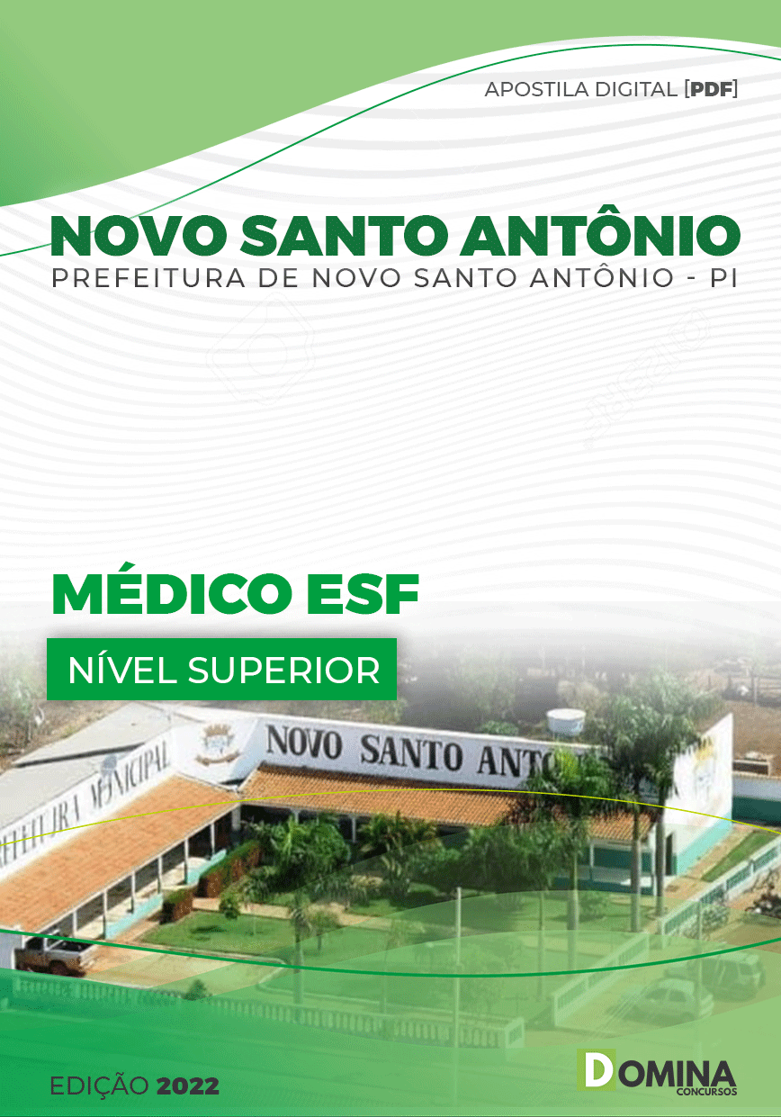 Apostila Digital Pref Novo Santo Antonio PI 2022 Médico