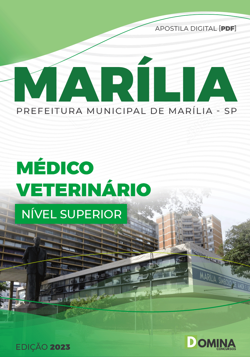 Apostila Concurso Pref Marília SP 2022 Médico Veterinário