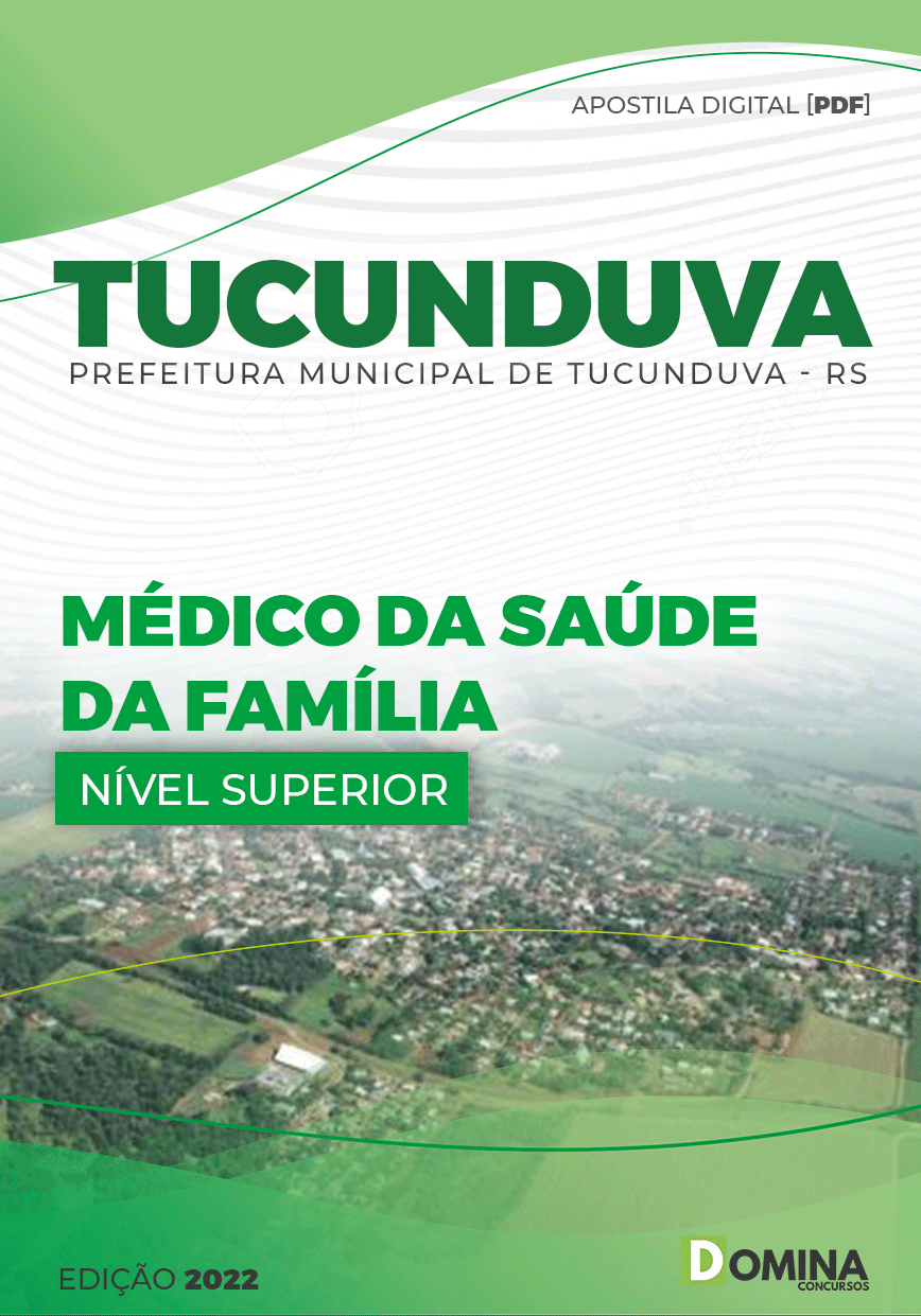 Apostila Pref Tucunduva RS 2022 Médico Saúde Família