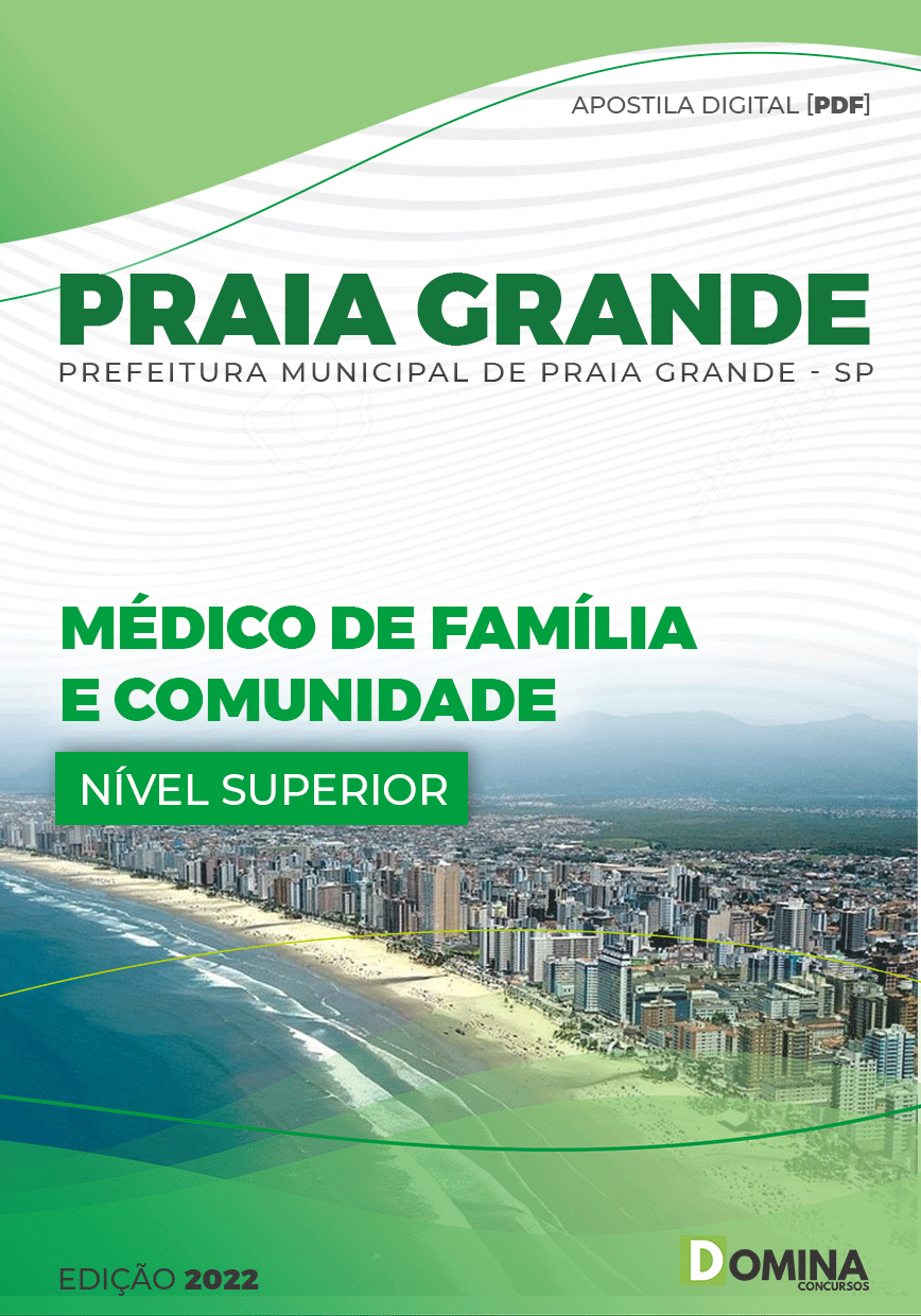 Apostila Pref Praia Grande SC 2022 Médico Família Comunidade