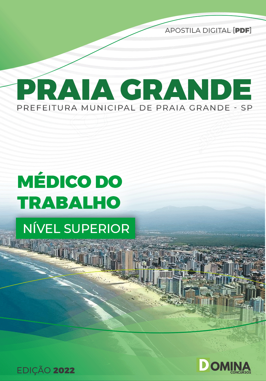 Apostila Pref Praia Grande SC 2022 Médico Trabalho