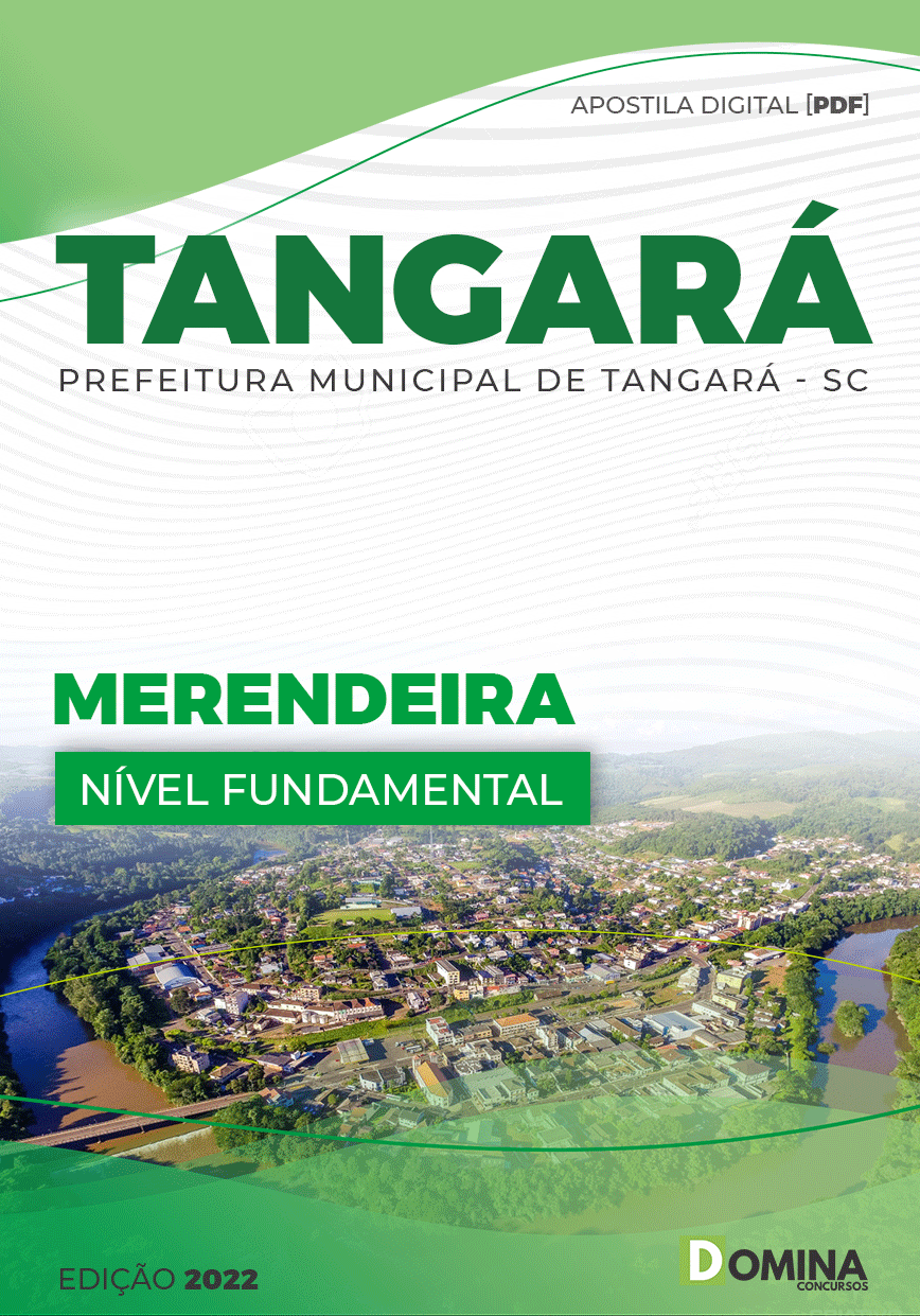 Apostila Concurso Pref Tangará SC 2022 Merendeira