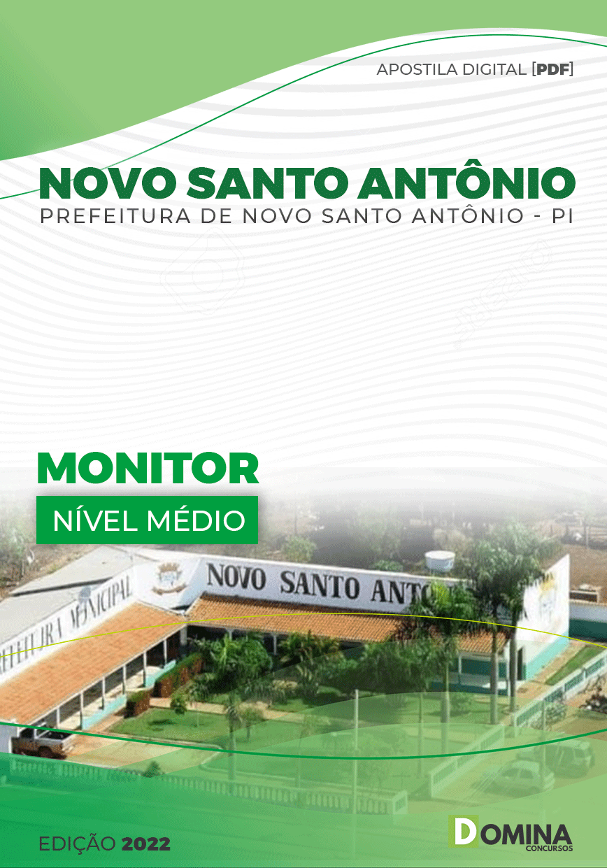 Apostila Digital Pref Novo Santo Antonio PI 2022 Monitor