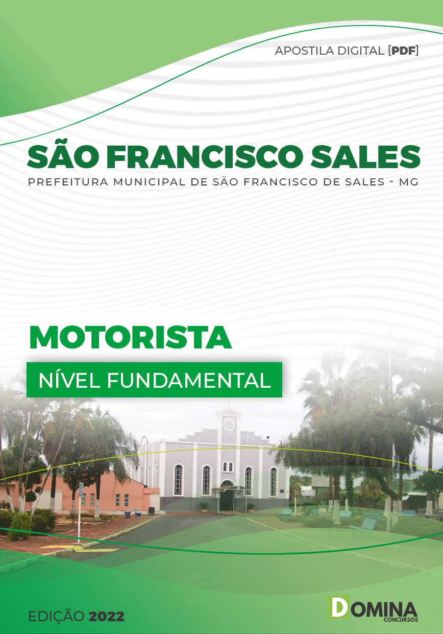 Apostila Digital Pref São Francisco Sales MG 2022 Motorista