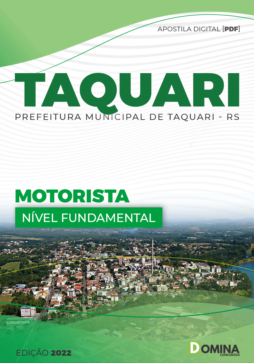 Apostila Digital Concurso Pref Taquari RS 2022 Motorista