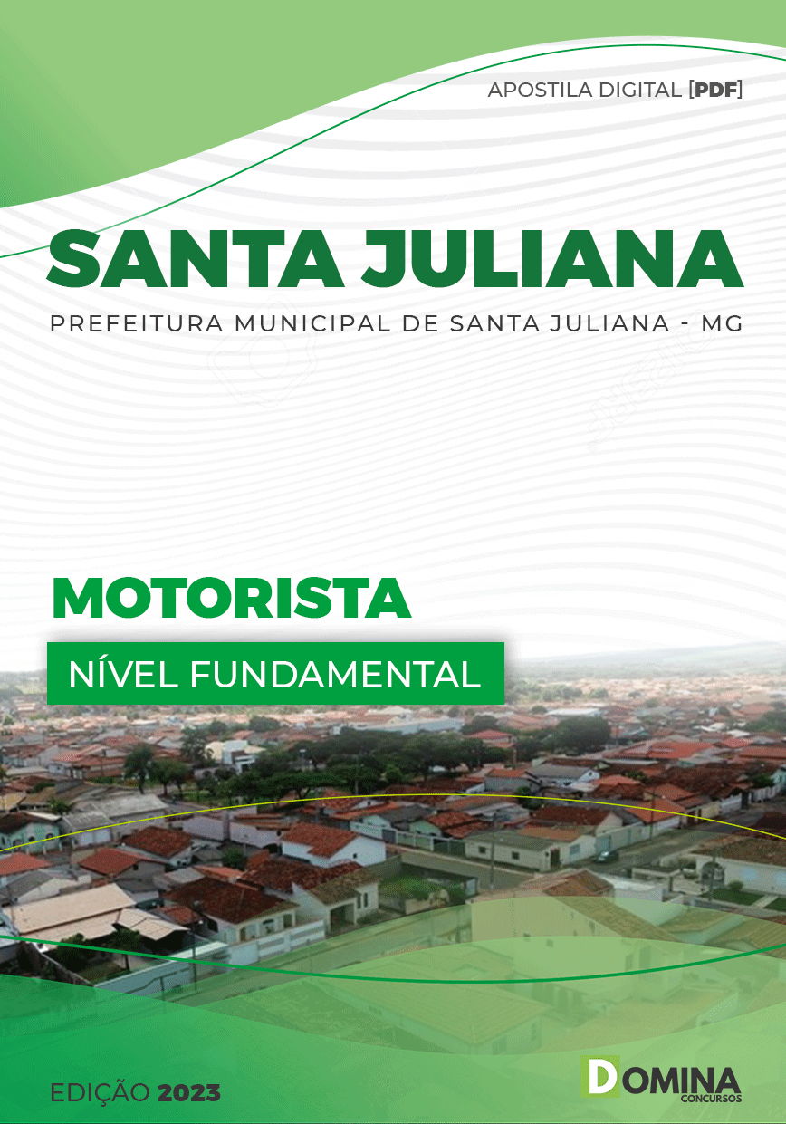 Apostila Digital Pref Santa Juliana MG 2022 Motorista